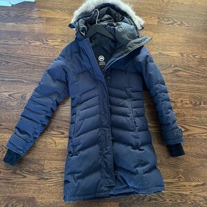 Canada Goose Navy Shelburne Coat - Size XS